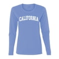 thumbnail image 1 of Wild Bobby State of California College Style Women Graphic Long Sleeve Tee, 1 of 5
