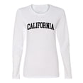 thumbnail image 1 of Wild Bobby State of California College Style Women Graphic Long Sleeve Tee, 1 of 5