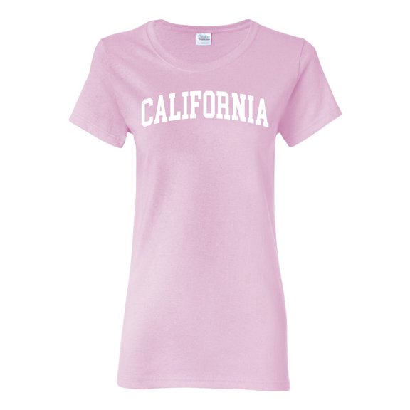 Wild Bobby State of California College Style Women Graphic Tee