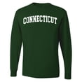 thumbnail image 1 of Wild Bobby State of Connecticut College Style Men Long Sleeve Shirt, 1 of 6
