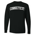thumbnail image 1 of Wild Bobby State of Connecticut College Style Men Long Sleeve Shirt, 1 of 6