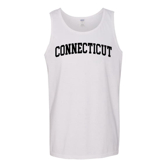 Wild Bobby State of Connecticut College Style Men Tank Top