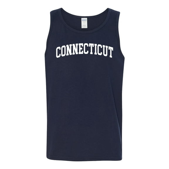 Wild Bobby State of Connecticut College Style Men Tank Top