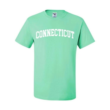 Wild Bobby State of Connecticut College Style Men Tee
