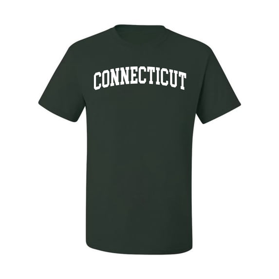 Wild Bobby State of Connecticut College Style Men Tee