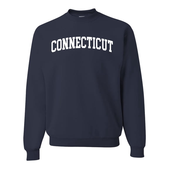 Wild Bobby State of Connecticut College Style Unisex Crewneck Sweatshirt