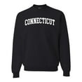 thumbnail image 1 of Wild Bobby State of Connecticut College Style Unisex Crewneck Sweatshirt, 1 of 6