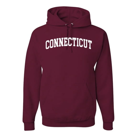 Wild Bobby State of Connecticut College Style Unisex Hoodie Sweatshirt