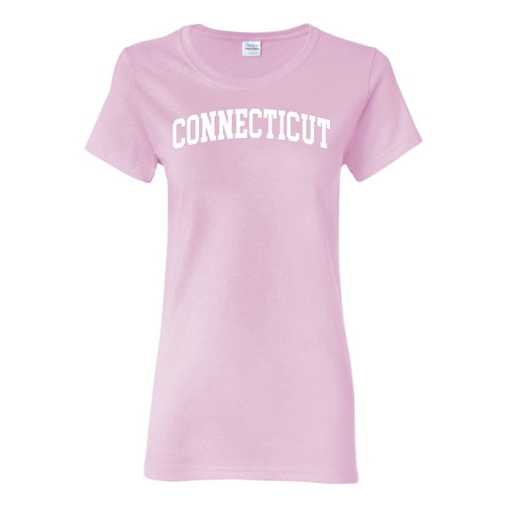 Wild Bobby State of Connecticut College Style Women Graphic Tee
