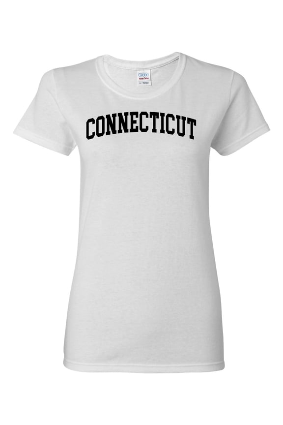 State of Connecticut College Style Women Graphic Tee