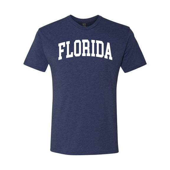 Wild Bobby State of Florida College Style Men Premium Tri Blend Tee