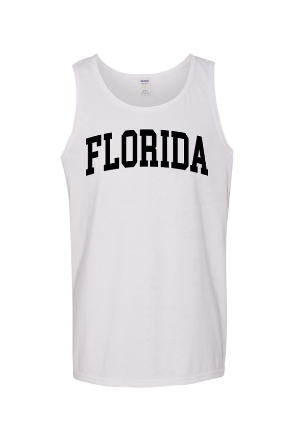 State of Florida College Style Men Tank Top