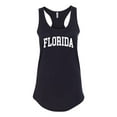 thumbnail image 1 of Wild Bobby State of Florida College Style Women Racerback Tank Top, 1 of 5