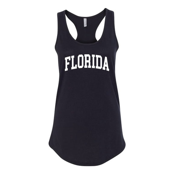 Wild Bobby State of Florida College Style Women Racerback Tank Top