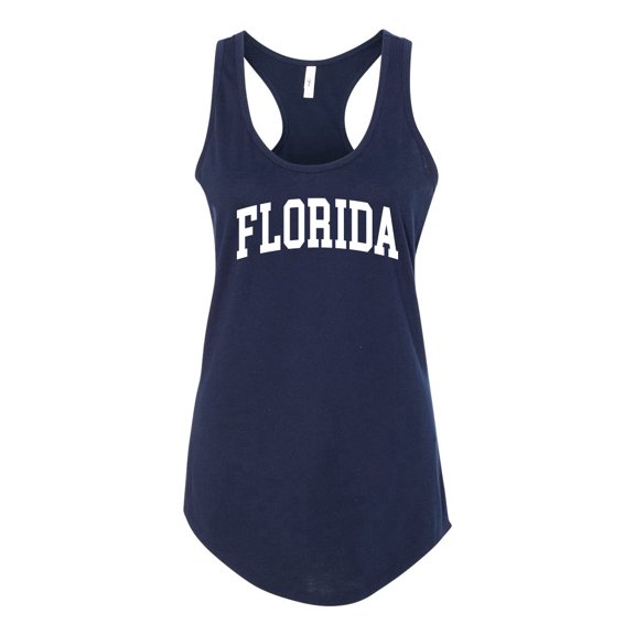 Wild Bobby State of Florida College Style Women Racerback Tank Top