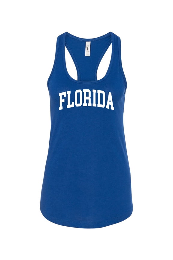 State of Florida College Style Women Racerback Tank Top