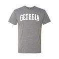 thumbnail image 1 of Wild Bobby State of Georgia College Style Men Premium Tri Blend Tee, 1 of 5