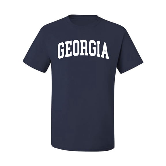 Wild Bobby State of Georgia College Style Men Tee