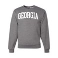 thumbnail image 1 of Wild Bobby State of Georgia College Style Unisex Crewneck Sweatshirt, 1 of 6