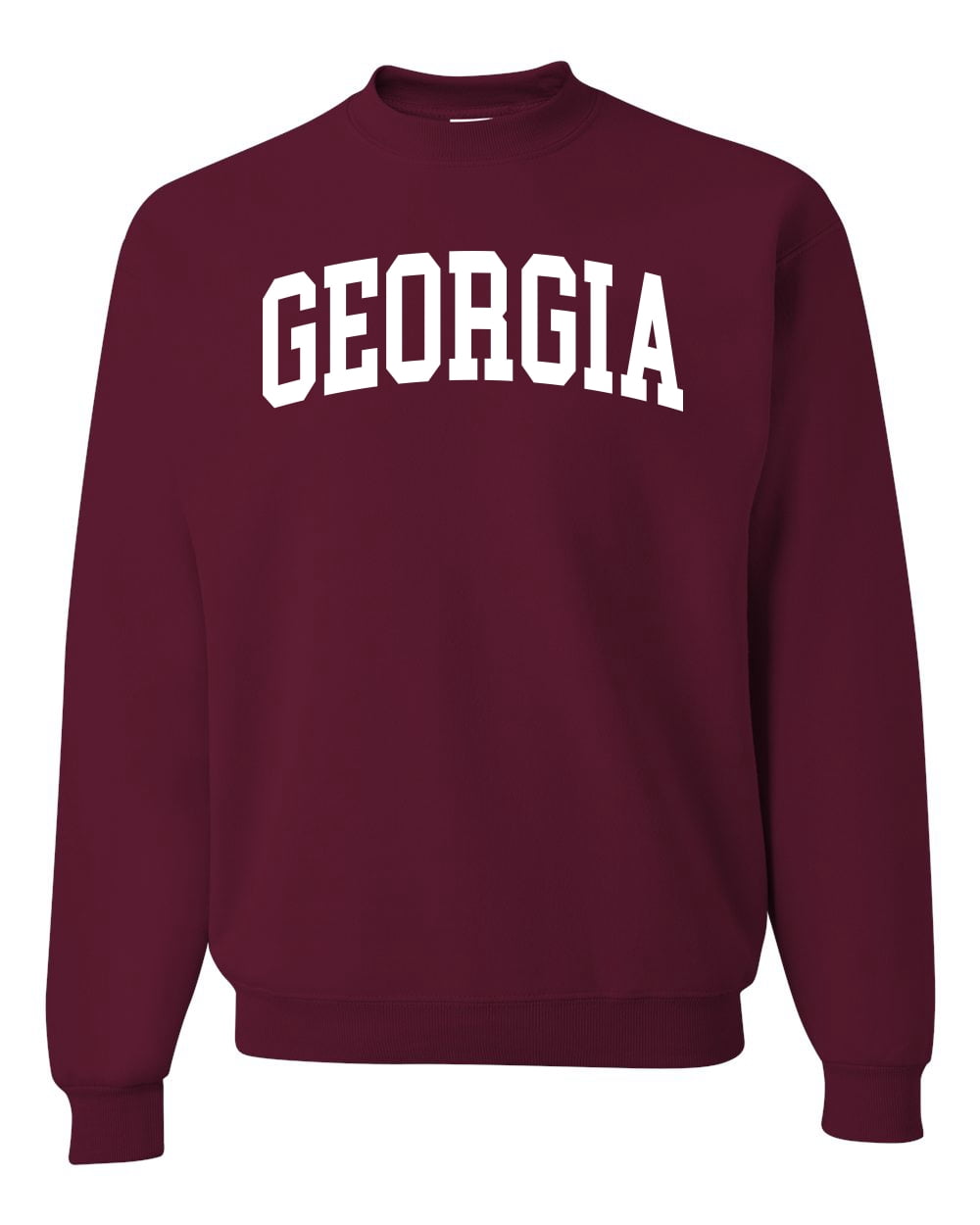 Wild Bobby State of Georgia College Style Unisex Crewneck