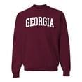 thumbnail image 1 of Wild Bobby State of Georgia College Style Unisex Crewneck Sweatshirt, 1 of 6