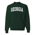 thumbnail image 1 of Wild Bobby State of Georgia College Style Unisex Crewneck Sweatshirt, 1 of 6