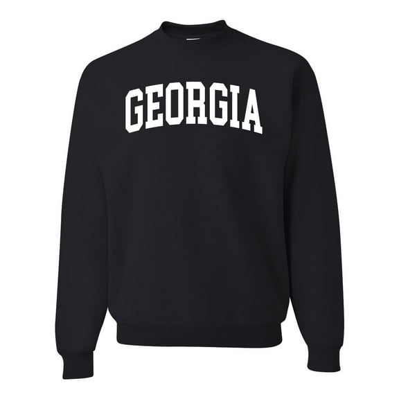 Wild Bobby State of Georgia College Style Unisex Crewneck Sweatshirt