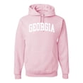 thumbnail image 1 of Wild Bobby State of Georgia College Style Unisex Hoodie Sweatshirt, 1 of 6