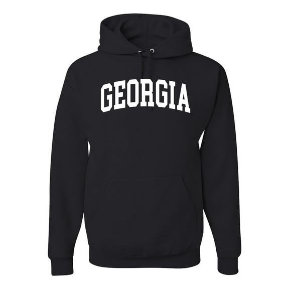 Wild Bobby State of Georgia College Style Unisex Hoodie Sweatshirt
