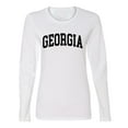 thumbnail image 1 of Wild Bobby State of Georgia College Style Women Graphic Long Sleeve Tee, 1 of 5
