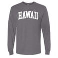 thumbnail image 1 of Wild Bobby State of Hawaii College Style Men Long Sleeve Shirt, 1 of 6