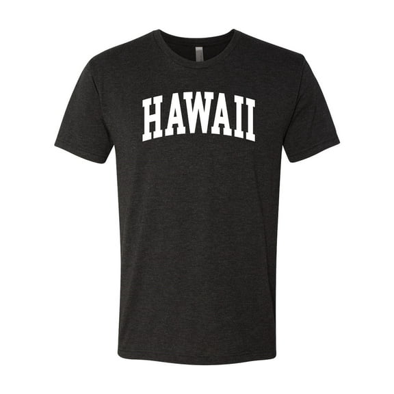 Wild Bobby State of Hawaii College Style Men Premium Tri Blend Tee