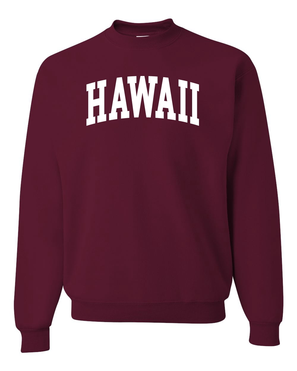 Wild Bobby State of Hawaii College Style Unisex Crewneck Sweatshirt ...
