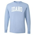thumbnail image 1 of Wild Bobby State of Idaho College Style Men Long Sleeve Shirt, 1 of 6