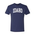 thumbnail image 1 of Wild Bobby State of Idaho College Style Men Premium Tri Blend Tee, 1 of 5