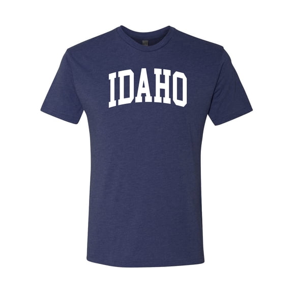 Wild Bobby State of Idaho College Style Men Premium Tri Blend Tee