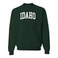 thumbnail image 1 of Wild Bobby State of Idaho College Style Unisex Crewneck Sweatshirt, 1 of 6