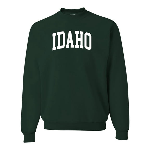 Wild Bobby State of Idaho College Style Unisex Crewneck Sweatshirt