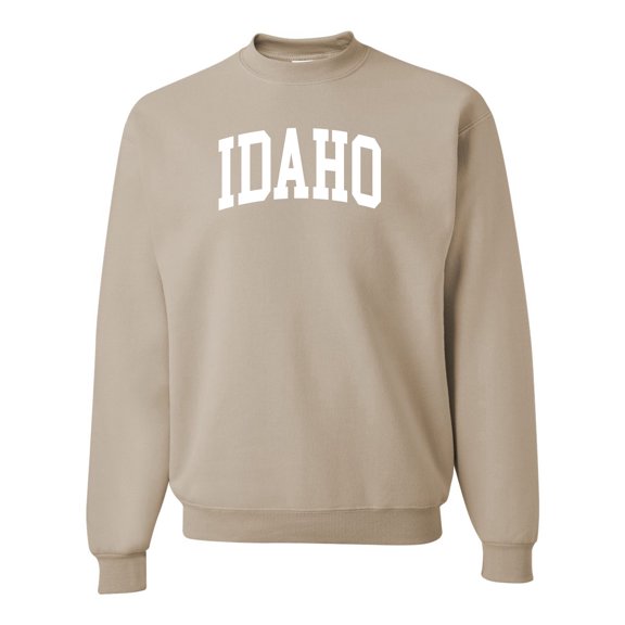Wild Bobby State of Idaho College Style Unisex Crewneck Sweatshirt