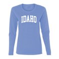 thumbnail image 1 of Wild Bobby State of Idaho College Style Women Graphic Long Sleeve Tee, 1 of 5