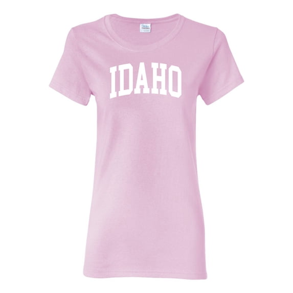 Wild Bobby State of Idaho College Style Women Graphic Tee