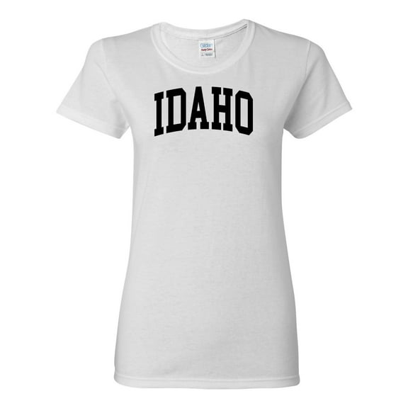 Wild Bobby State of Idaho College Style Women Graphic Tee