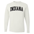 thumbnail image 1 of Wild Bobby State of Indiana College Style Men Long Sleeve Shirt, 1 of 6