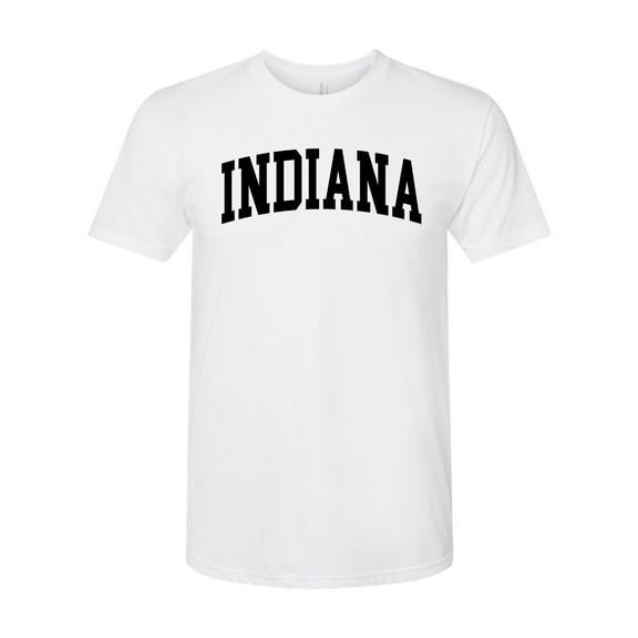 Wild Bobby State of Indiana College Style Men Premium Tri Blend Tee