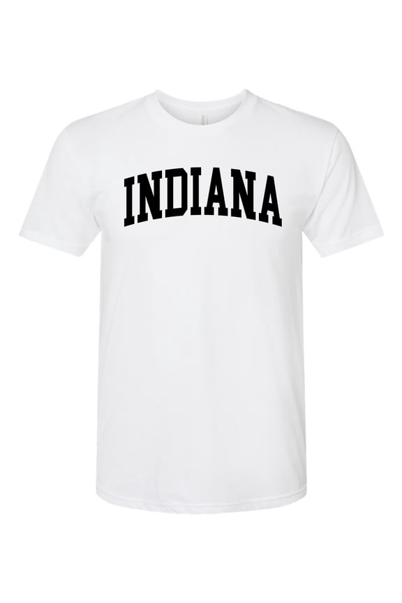 State of Indiana College Style Men Premium Tri Blend Tee