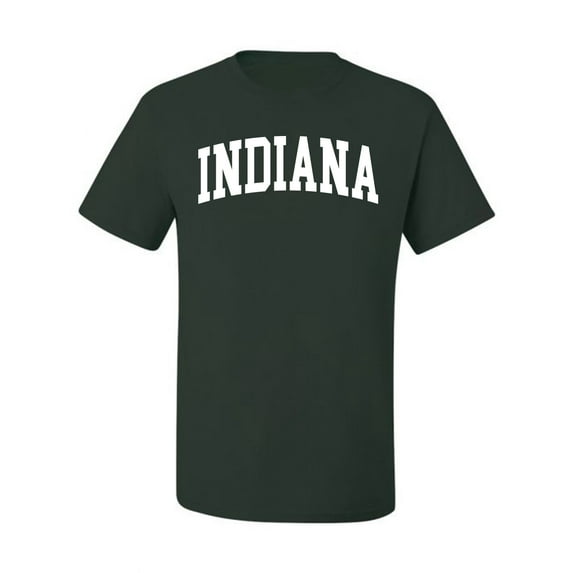Wild Bobby State of Indiana College Style Men Tee