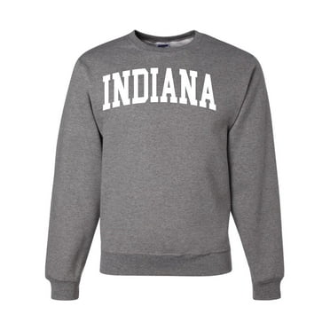 Wild Bobby State of Indiana College Style Unisex Crewneck Sweatshirt