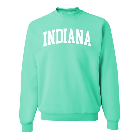 Wild Bobby State of Indiana College Style Unisex Crewneck Sweatshirt