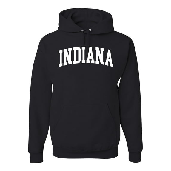 Wild Bobby State of Indiana College Style Unisex Hoodie Sweatshirt