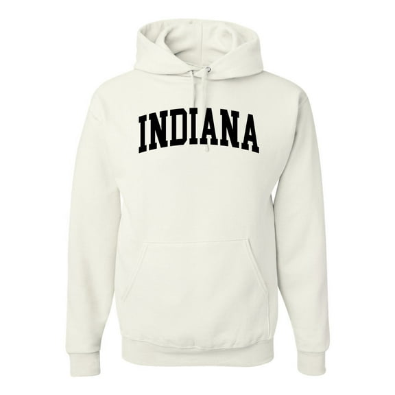 Wild Bobby State of Indiana College Style Unisex Hoodie Sweatshirt